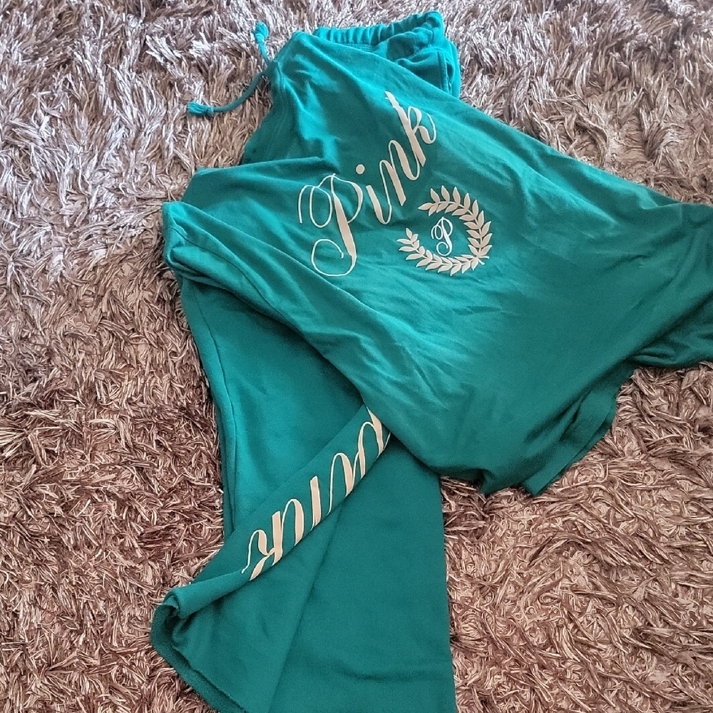 Teal Lounge Set with Script Logo